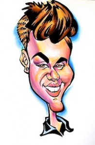Justin Bieber Caricature