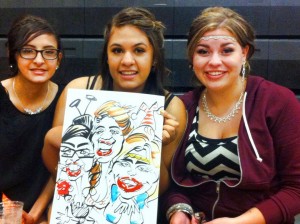 East HighSchool After Prom Party Caricatures. 2014