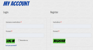 Account Login and Regiter