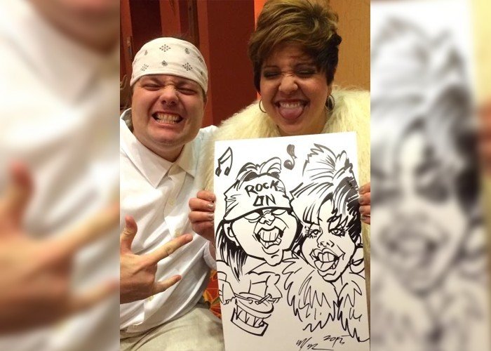 party caricature artist